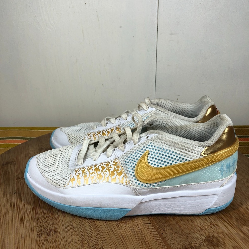 Nike Ja 1 Mens size 7 shoes white Chinese New Year athletic basketball Sneakers